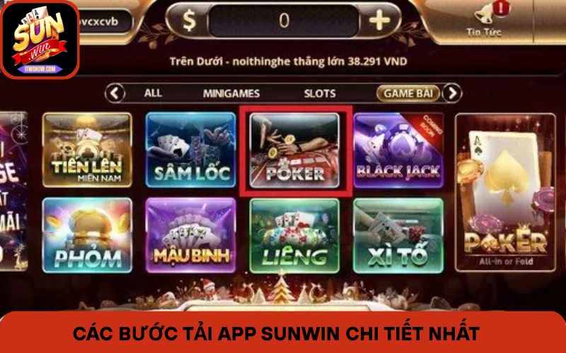Các bước tải app Sunwin chi tiết nhất cho người chơi