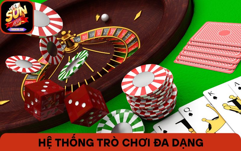 Hệ thống trò chơi đa dạng